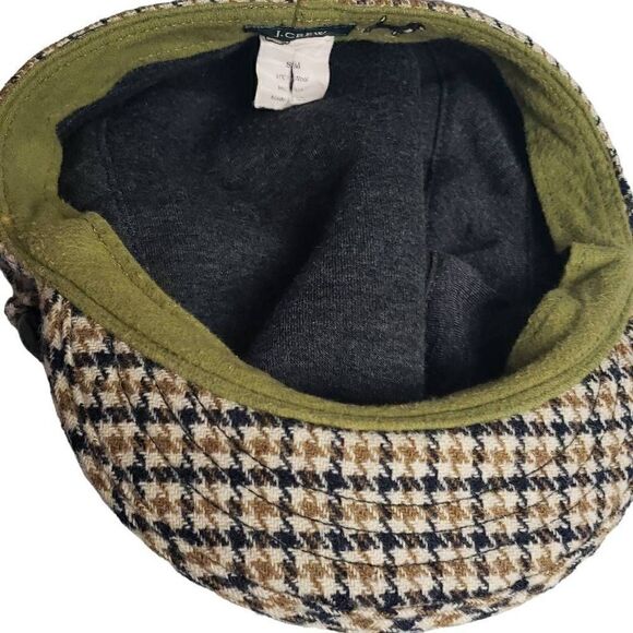J. Crew Plaid Cap Hat - Picture 2 of 9